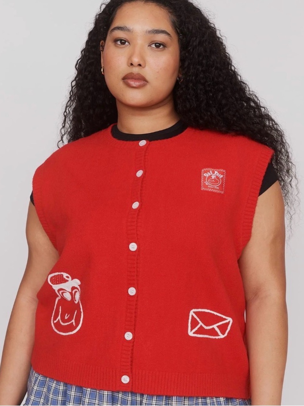 Lazy Oaf Sealed and Delivered Knitted Vest